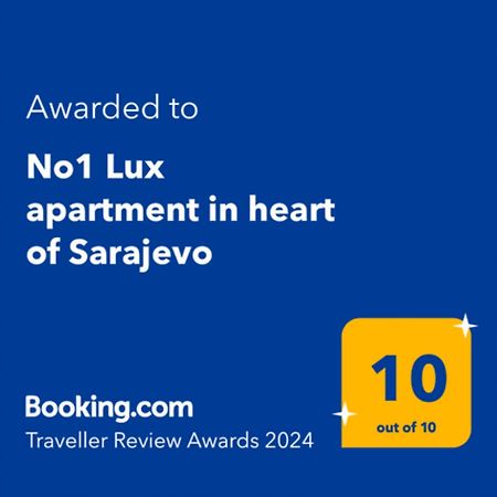 No1 Lux Apartment In Heart Of Сараєво Екстер'єр фото